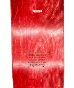 Alternative view of Global Warming - Skateboard Original Artwork by SarArtist